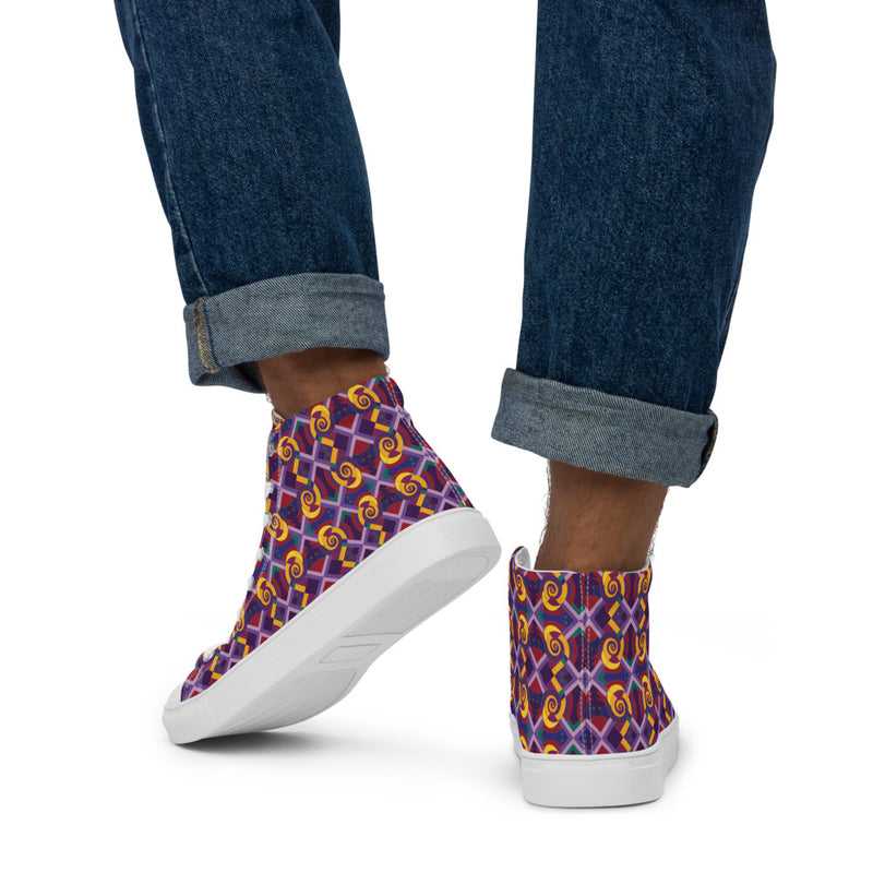 Yansa Gathers High Top Canvas Shoes | Afrocentric Footwear