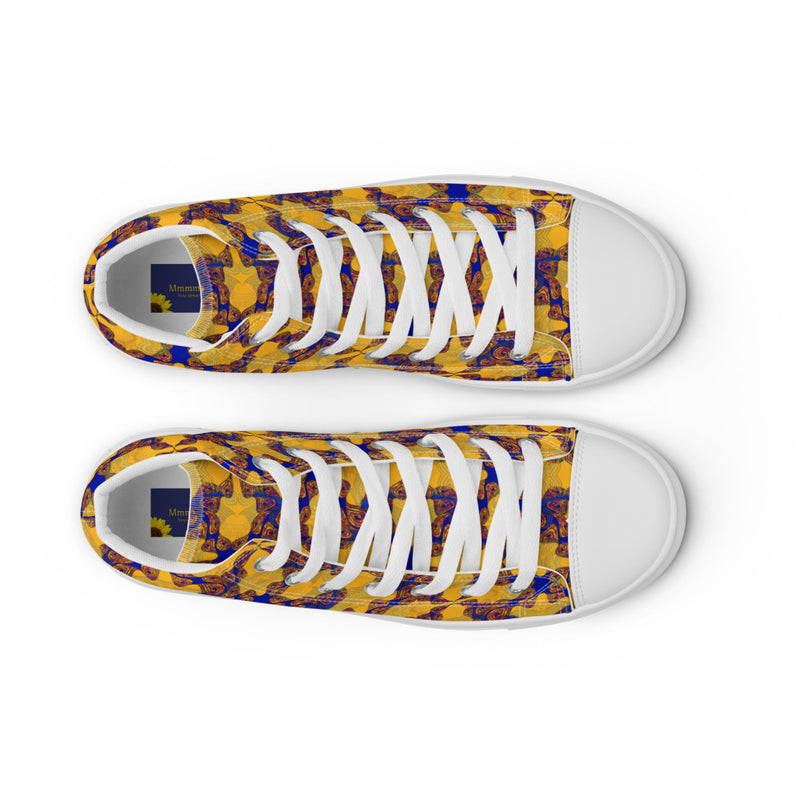 Hot Wata High Top Canvas Shoes | Oshun Inspired Art