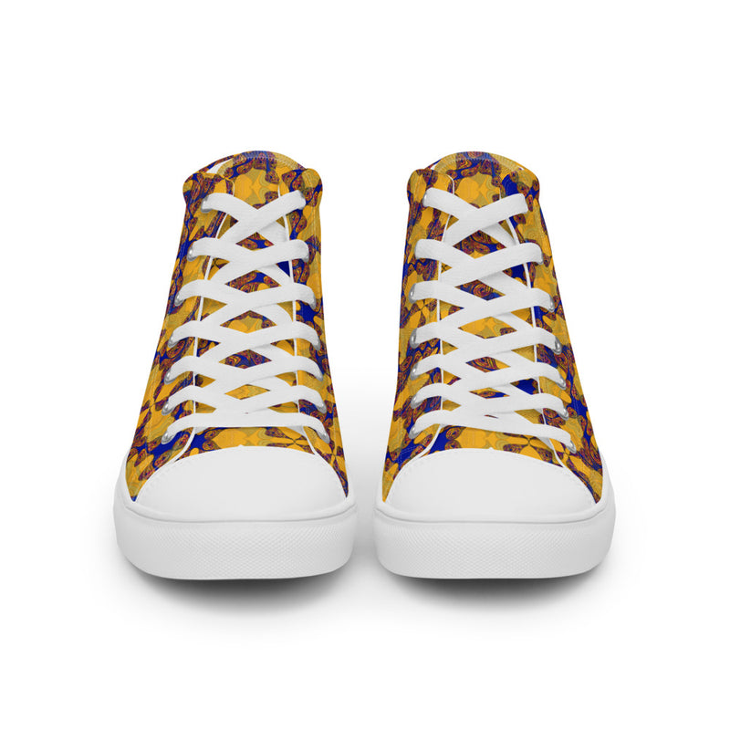 Hot Wata High Top Canvas Shoes | Oshun Inspired Art