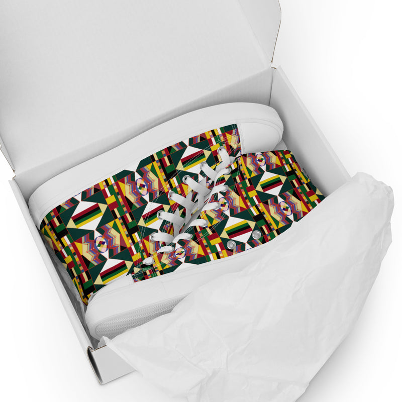 UNTI High Top Canvas Shoes | Black Pride Footwear