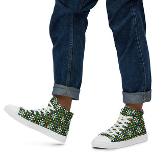 Every Star Ain't North High Top Canvas Shoes | Black Queer Art