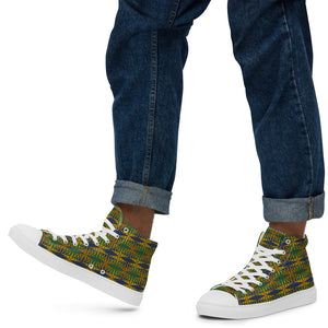 Pitti Pat To Market High Top Canvas Shoes | Afrocentric Fashion