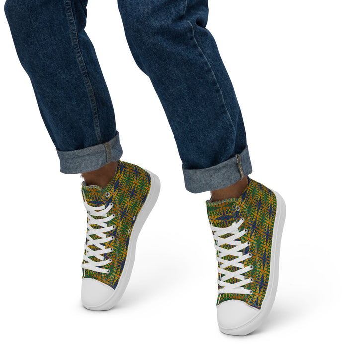 Pitti Pat To Market High Top Canvas Shoes