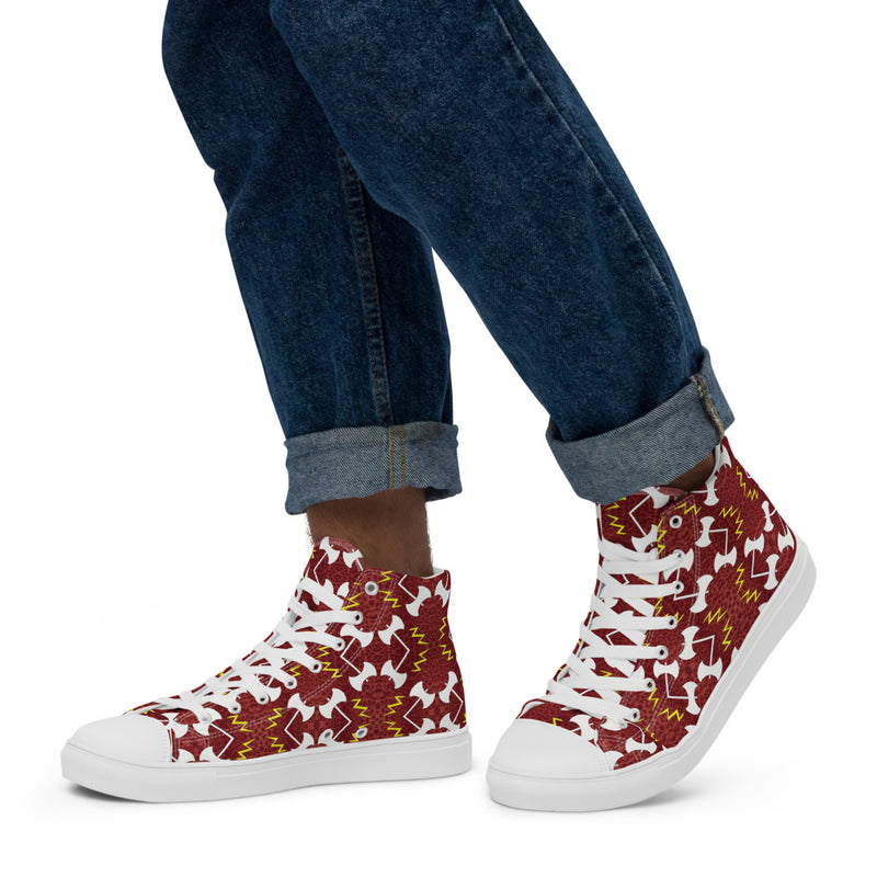 Kabiosiele High Top Canvas Shoes | Afrocentric Fashion