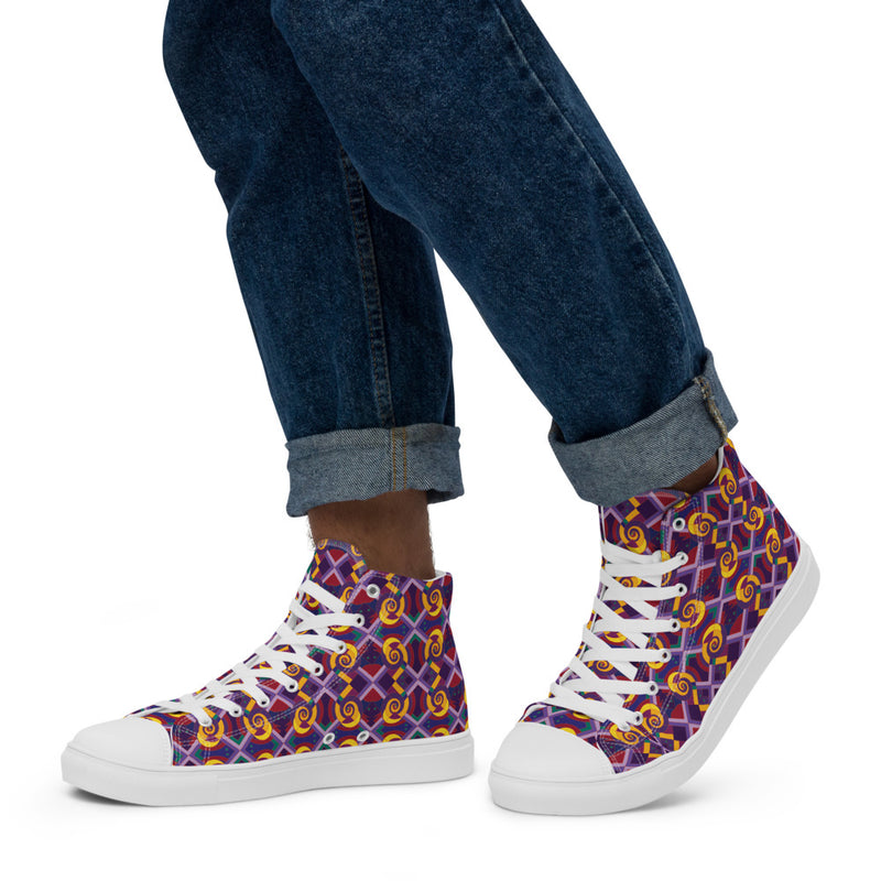 Yansa Gathers High Top Canvas Shoes | Afrocentric Footwear