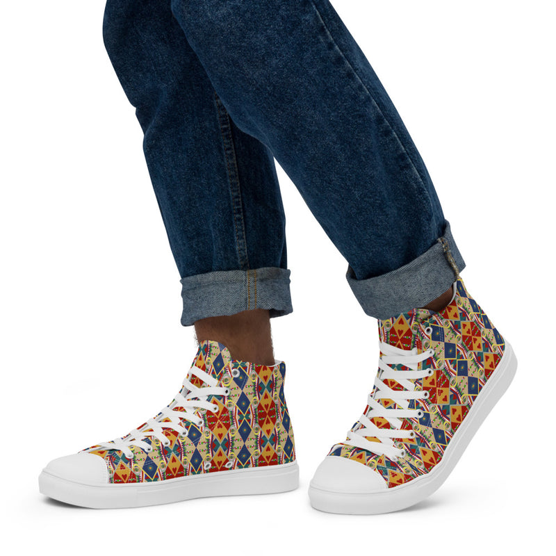 Egun Illuminations High Top Canvas Shoes | Afrocentric Footwear
