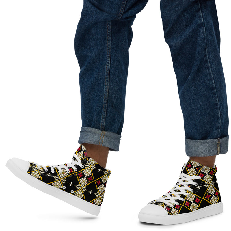 Issa Black Love Thang High Top Canvas Shoes | Black Love Apparel