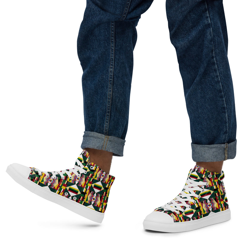 UNTI High Top Canvas Shoes | Black Pride Footwear