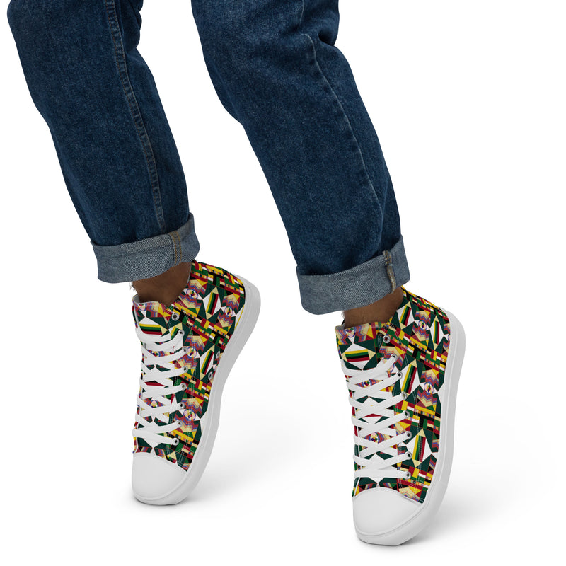 UNTI High Top Canvas Shoes | Black Pride Footwear