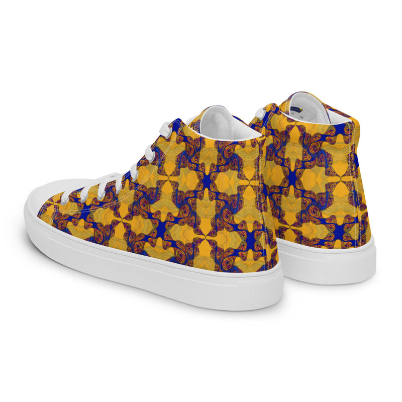 Hot Wata High Top Canvas Shoes | Oshun Inspired Art