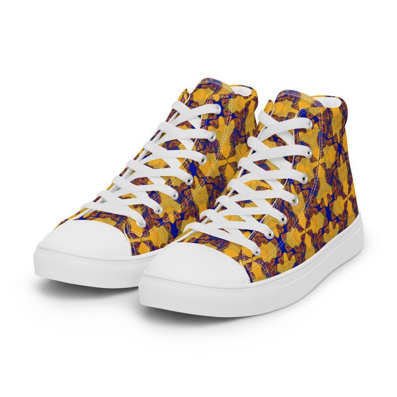 Hot Wata High Top Canvas Shoes | Oshun Inspired Art