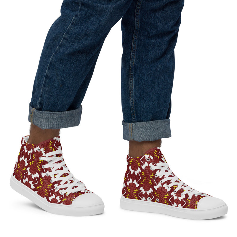 Kabiosiele High Top Canvas Shoes | Afrocentric Fashion