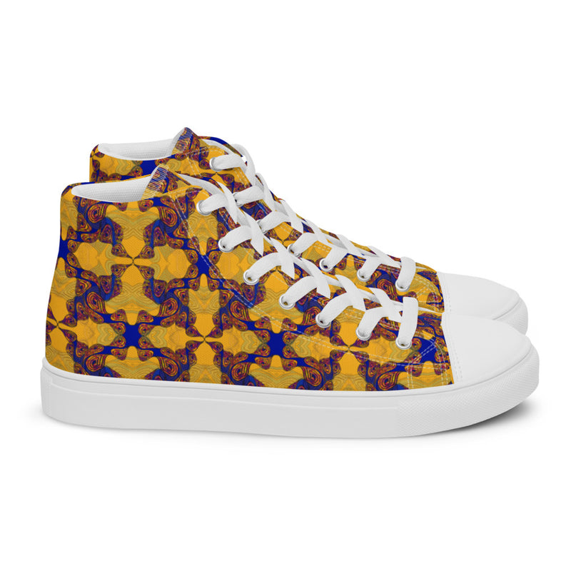 Hot Wata High Top Canvas Shoes | Oshun Inspired Art
