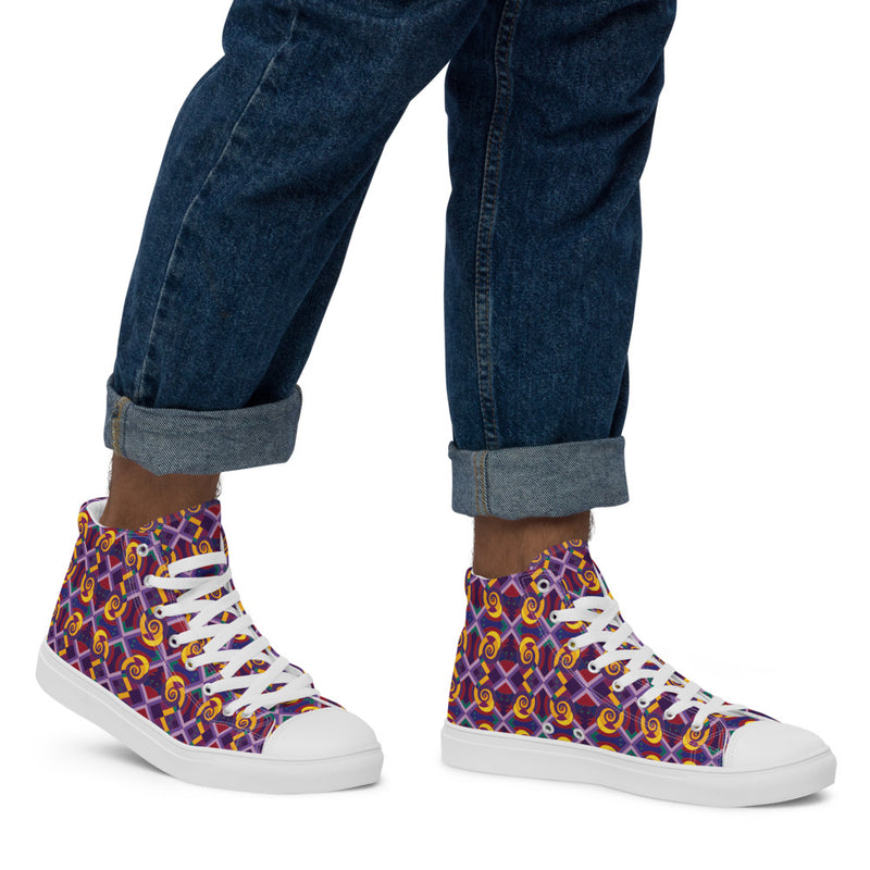 Yansa Gathers High Top Canvas Shoes | Afrocentric Footwear