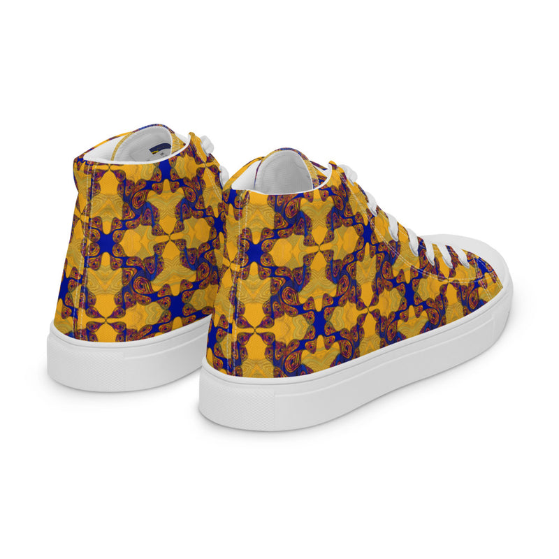 Hot Wata High Top Canvas Shoes | Oshun Inspired Art