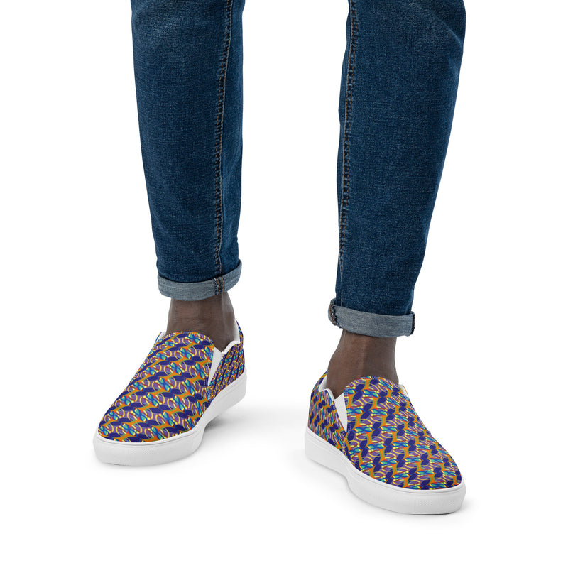 Nana's Strands Round Toe Slip On | Black Heritage Footwear