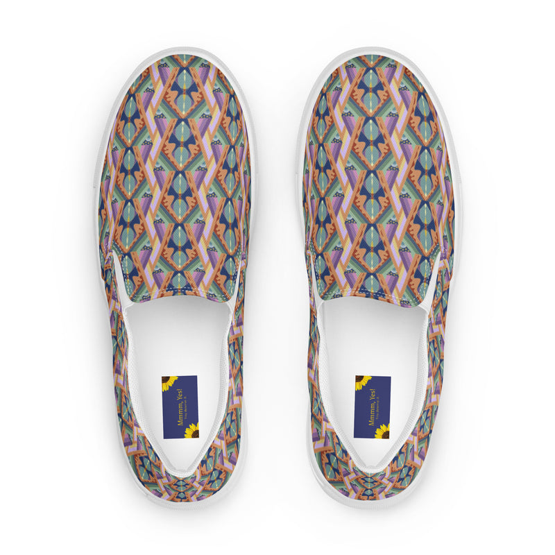 Opening The Worlds Round Toe Slip On | Queer Art