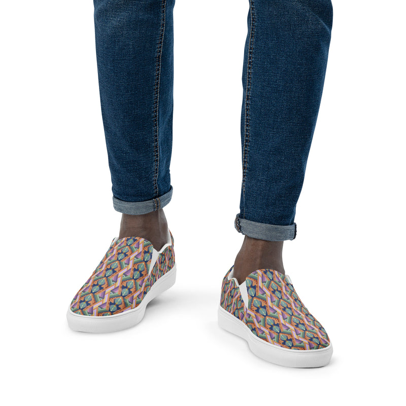 Opening The Worlds Round Toe Slip On | Queer Art