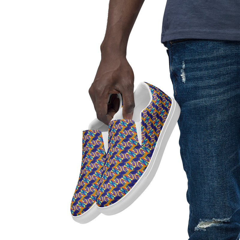 Nana's Strands Round Toe Slip On | Black Heritage Footwear