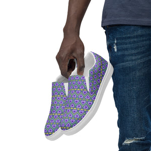 Lavender Love Round Toe Slip On | Queer Art