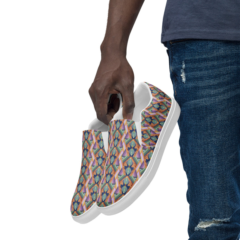 Opening The Worlds Round Toe Slip On | Queer Art