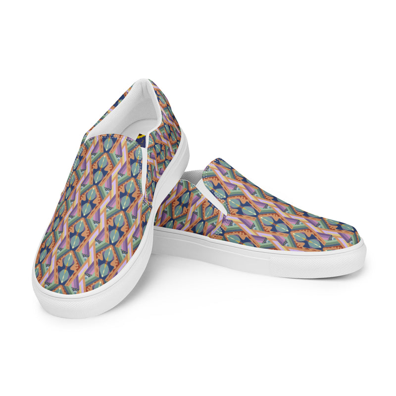 Opening The Worlds Round Toe Slip On | Queer Art