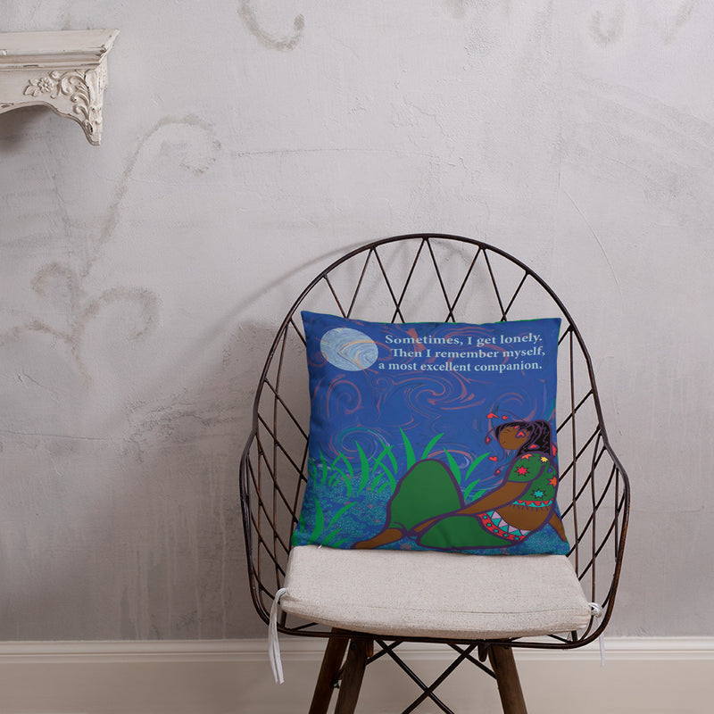 Most Excellent Company Throw Pillow | Black Queer Joy