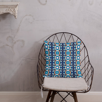 Deep Wata Throw Pillow | Afrocentric Decor & Queer Art