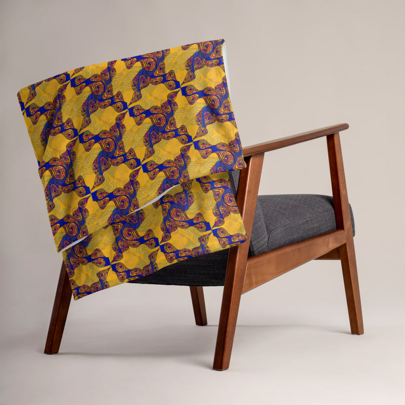 Hot Wata Throw Blanket | Afrocentric Home Decor