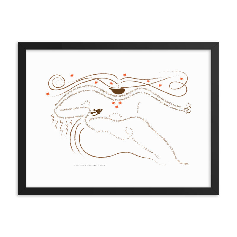 The Elder, She Conjure N Prophecize Wall Decor | Black Spiritual Art