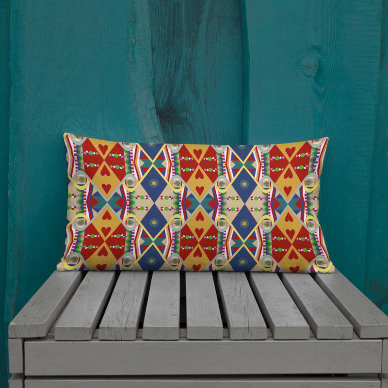 Egun Illuminations Throw Pillow | Afrocentric Decor & Ancestral Pride