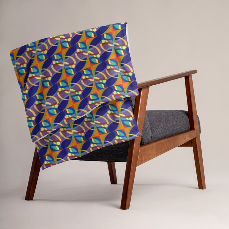 Nana's Strands Throw Blanket | Black Heritage Decor