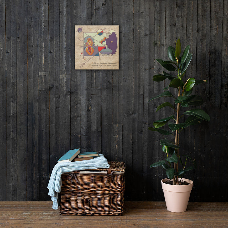 Fig. 17 Configuring Dimensional Feedback Loops Wall Decor | Afrofuture Art