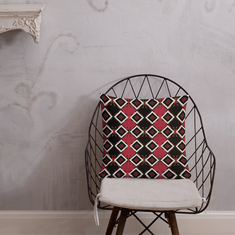 Garabato Pathways Pillow | Afrocentric Decor