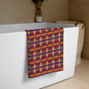 Ujima Bath Sheet | Kwanzaa & Black Heritage Decor
