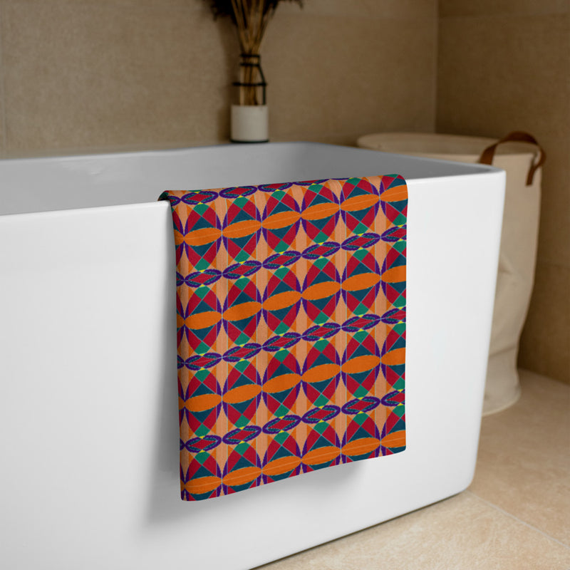 Ujima Bath Sheet | Kwanzaa & Black Heritage Decor