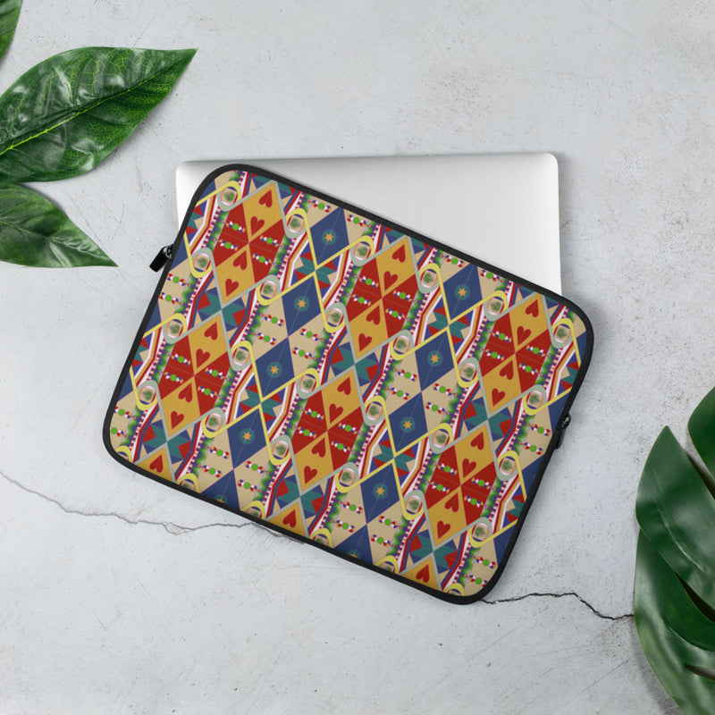 Egun Illuminations Laptop Sleeve | Yoruba Ancestor Art