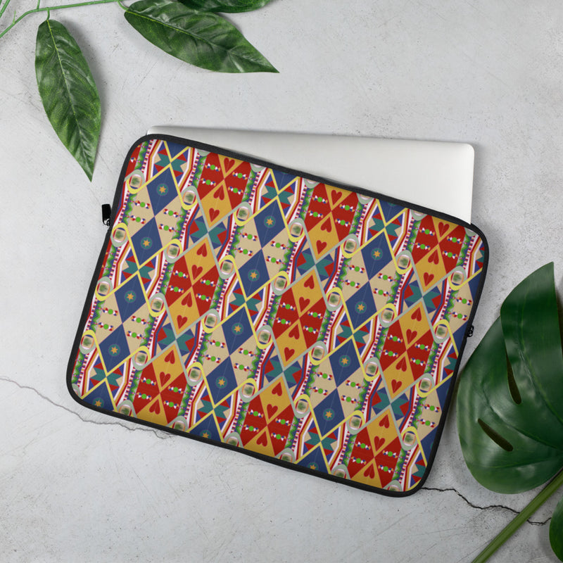 Egun Illuminations Laptop Sleeve | Yoruba Ancestor Art
