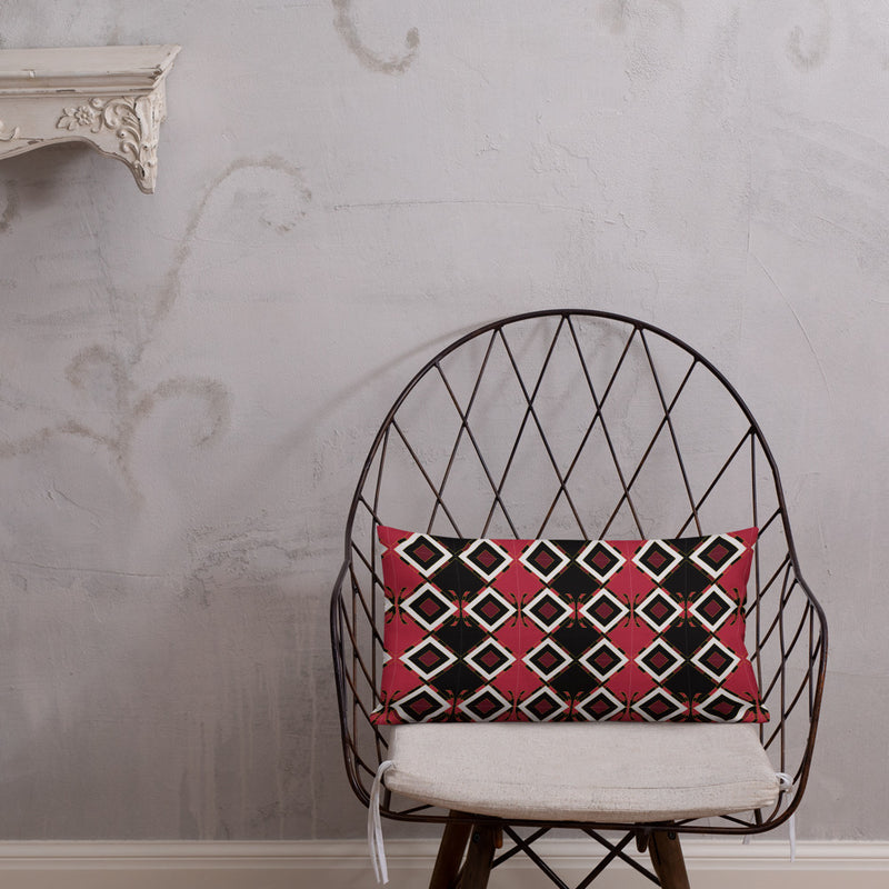 Garabato Pathways Pillow | Afrocentric Decor