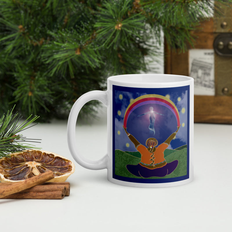 She Welcomes Her Highest Self Mug | Black Queer Affirmation
