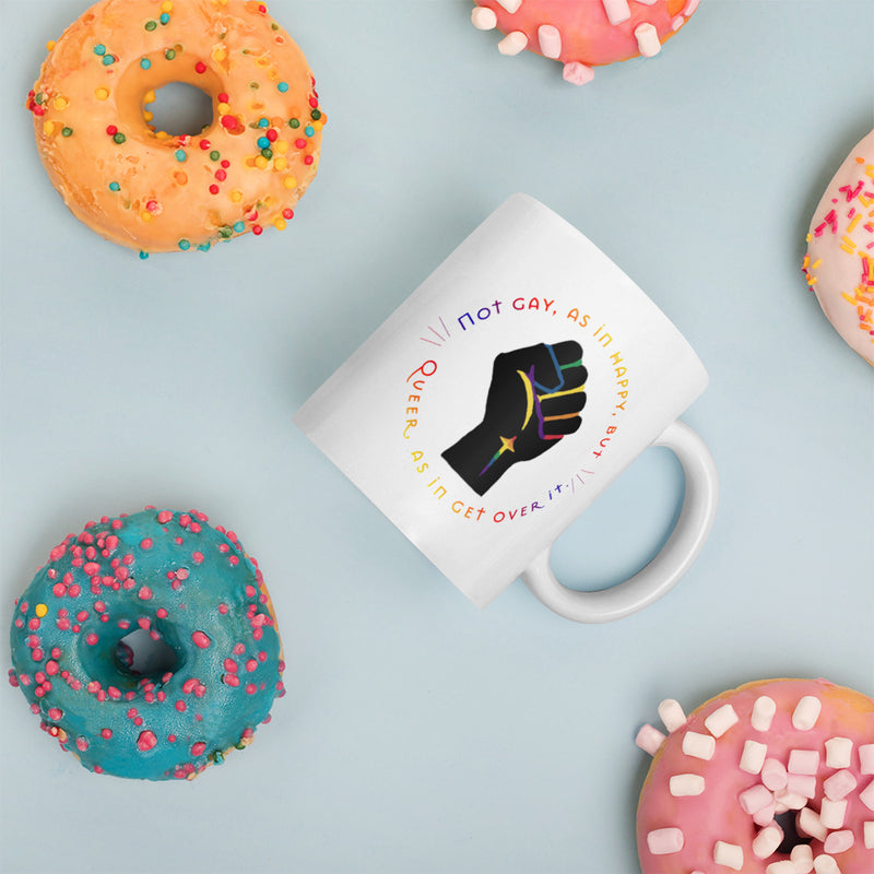 Get Used To It Mug | Queer Resilience Gifts
