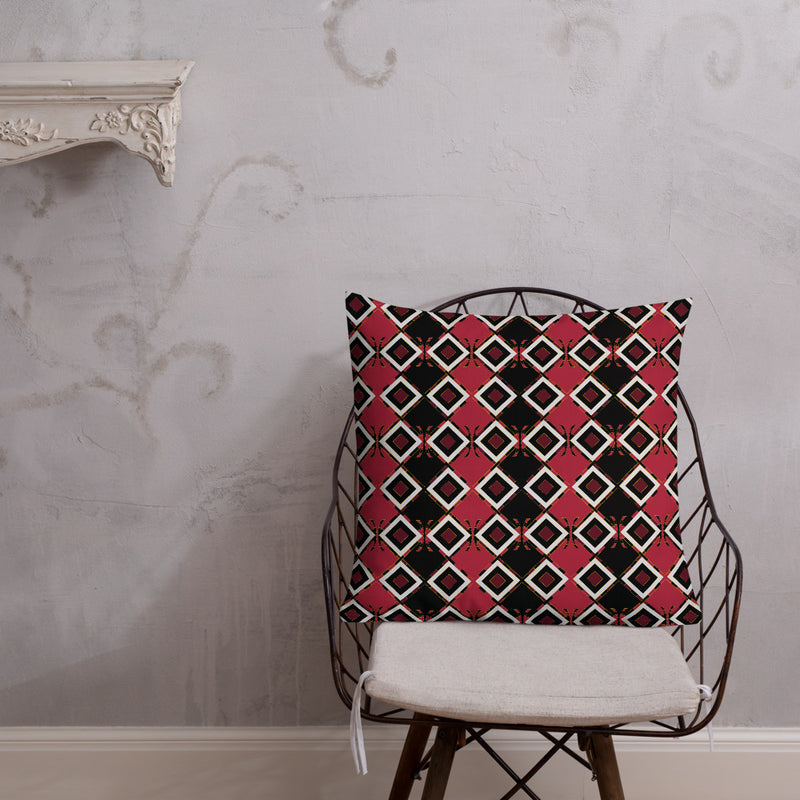 Garabato Pathways Pillow | Afrocentric Decor