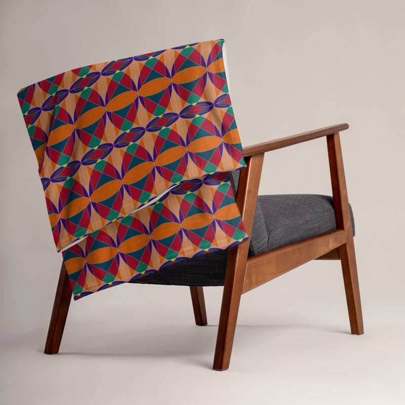 Ujima Throw Blanket | Kwanzaa Decor & Black Heritage