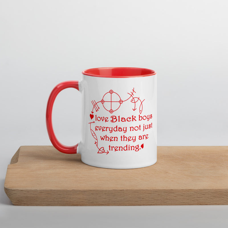 Love Black Boys Everyday Mug | Black Boy Joy