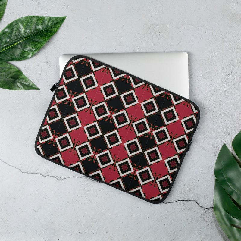 Garabato Pathways Laptop Sleeve | Afrocentric Tech Accessories