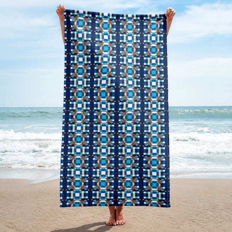 Deep Wata Bath Sheet | Afrocentric Bath Decor