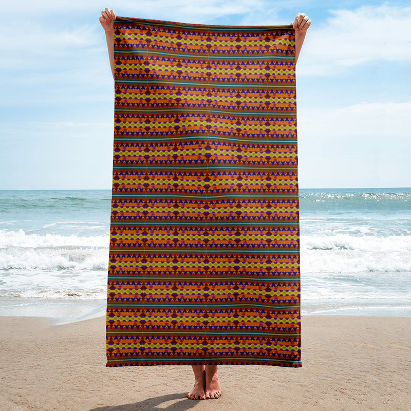 Kujichagulia Bath Sheet | Kwanzaa & Black Pride Decor