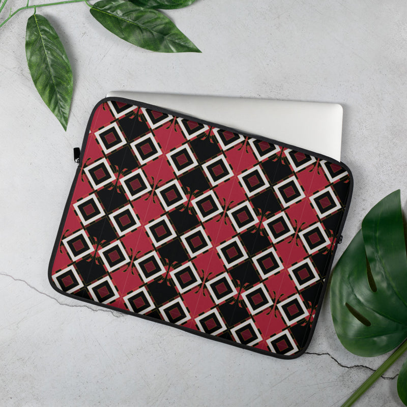 Garabato Pathways Laptop Sleeve | Afrocentric Tech Accessories