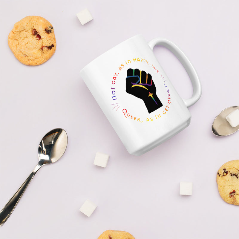 Get Used To It Mug | Queer Resilience Gifts