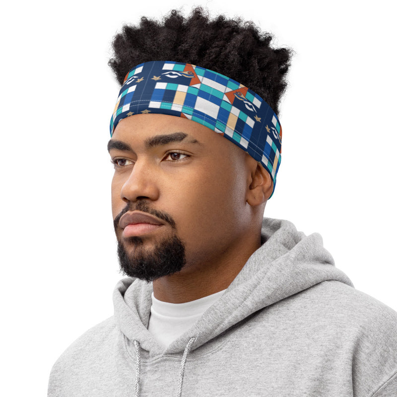 Deep Wata Neck Gaiter | Afrocentric Water Spirit Art